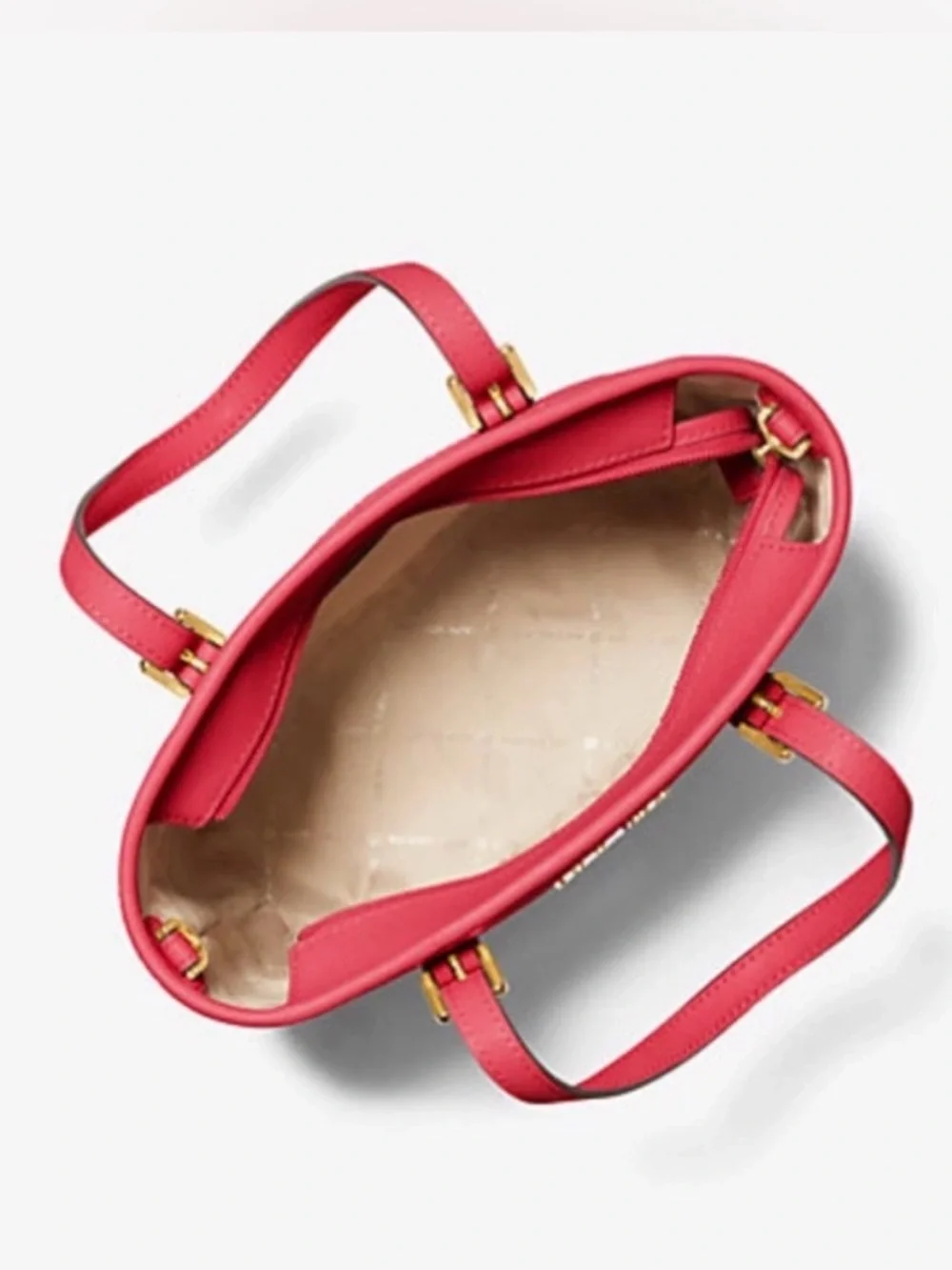Michael Kors Jet Set Travel XS Carryall Tote Shoulder Bag Red
